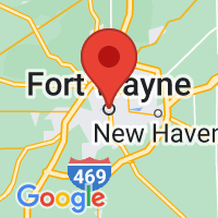 Map of Fort Wayne, IN US